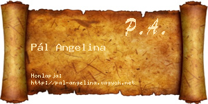 Pál Angelina névjegykártya