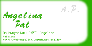 angelina pal business card
